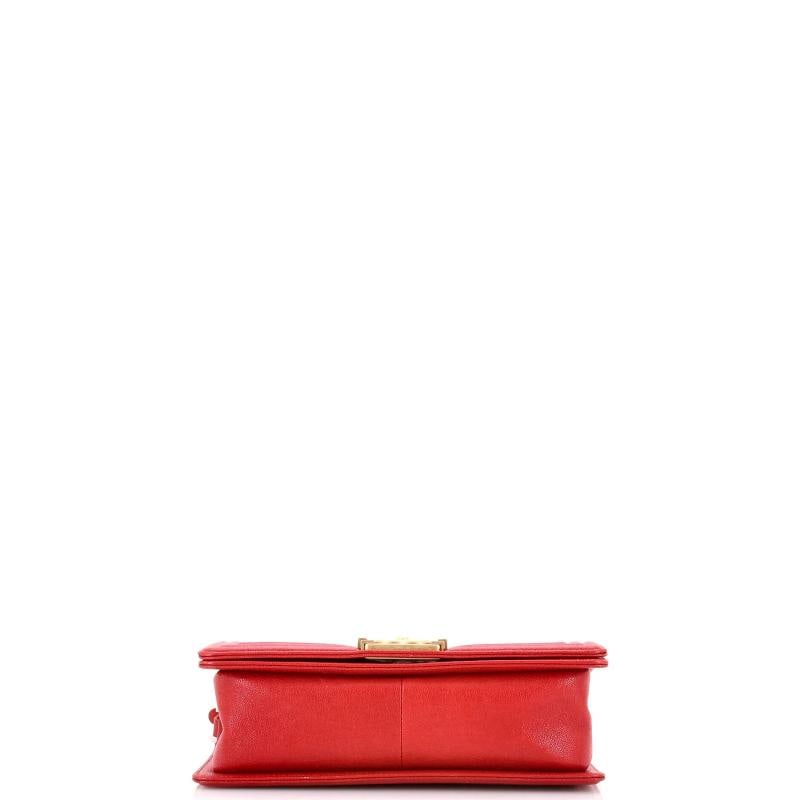 Chanel Boy Flap Bag Quilted Caviar Old Medium - 4
