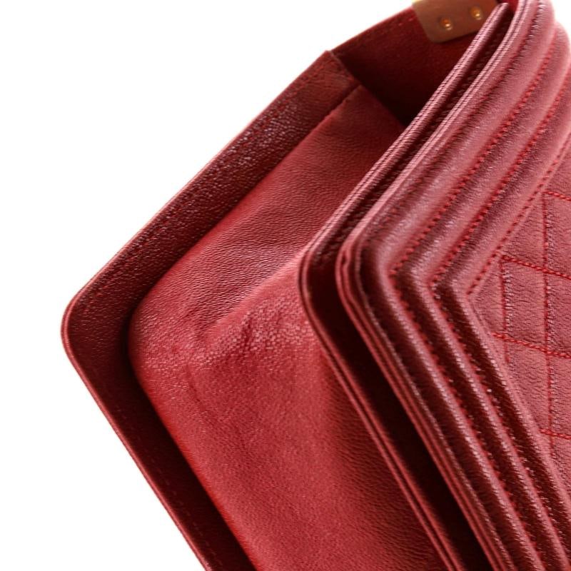 Chanel Boy Flap Bag Quilted Caviar Old Medium - 6