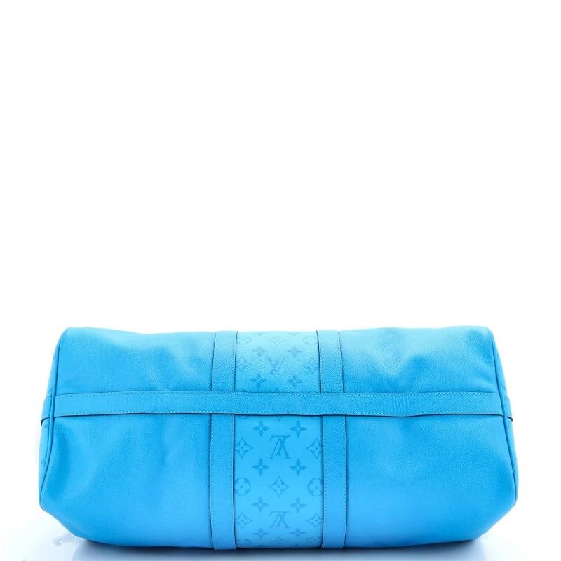 Louis Vuitton Keepall Bandouliere Bag Monogram Taigarama 50 - 4
