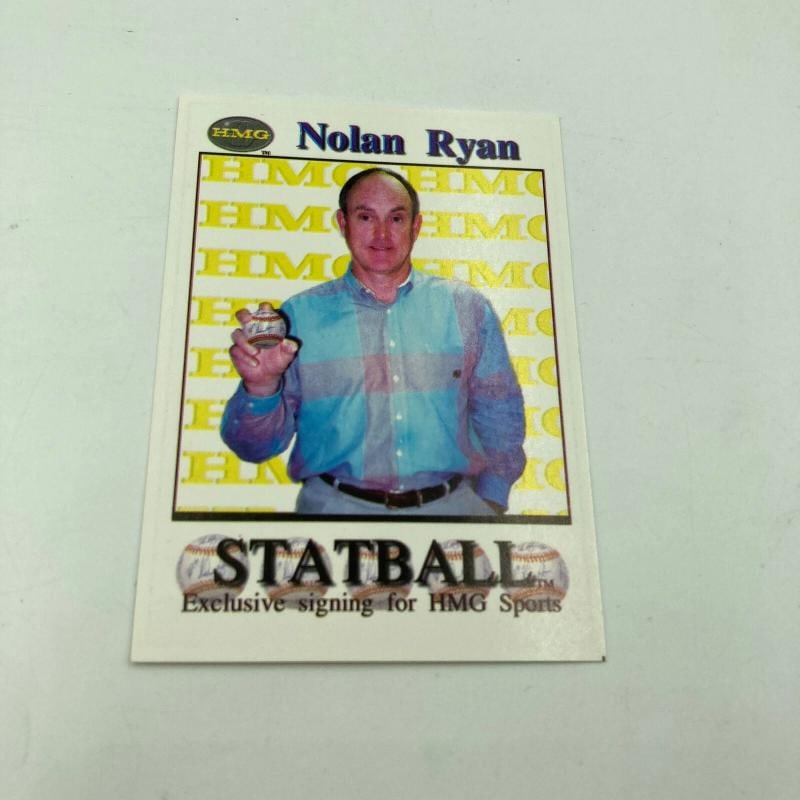 Nolan Ryan Signed Heavily Inscribed STAT American League Baseball JSA COA RARE - 10