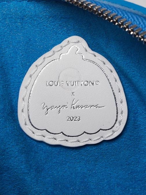 Louis Vuitton x YK Blue Monogram Empreinte Leather Speedy Bandouliere 20 Bag - 10