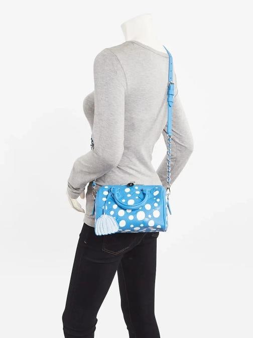 Louis Vuitton x YK Blue Monogram Empreinte Leather Speedy Bandouliere 20 Bag - 2