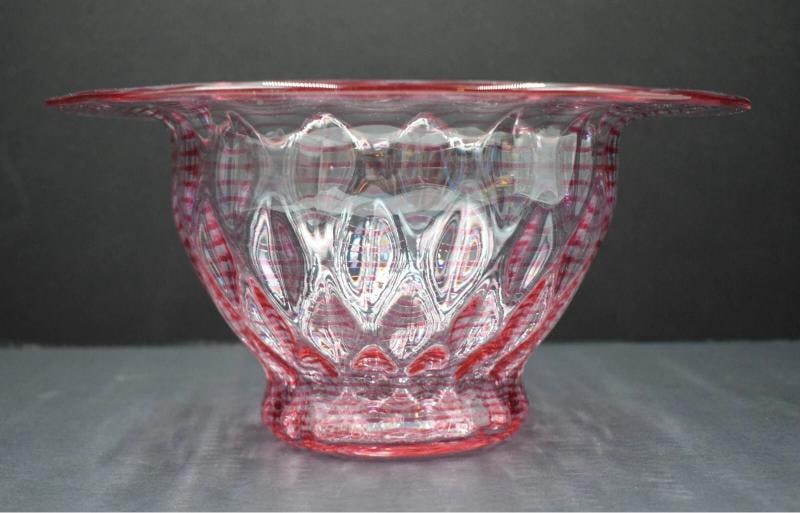 Rare Libbey - Nash Art Glass Bowl - Signed, Circa 1935 - 6