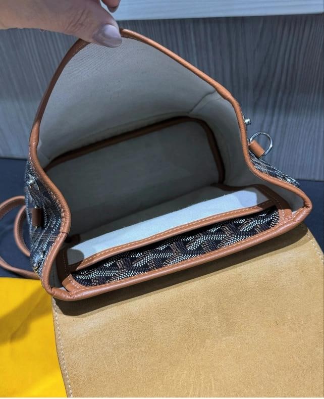 Goyard Mini Alpin Backpack Black & Tan (2025) - 10