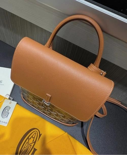 Goyard Mini Alpin Backpack Black & Tan (2025) - 4