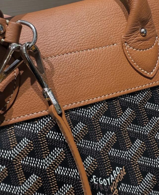 Goyard Mini Alpin Backpack Black & Tan (2025) - 6