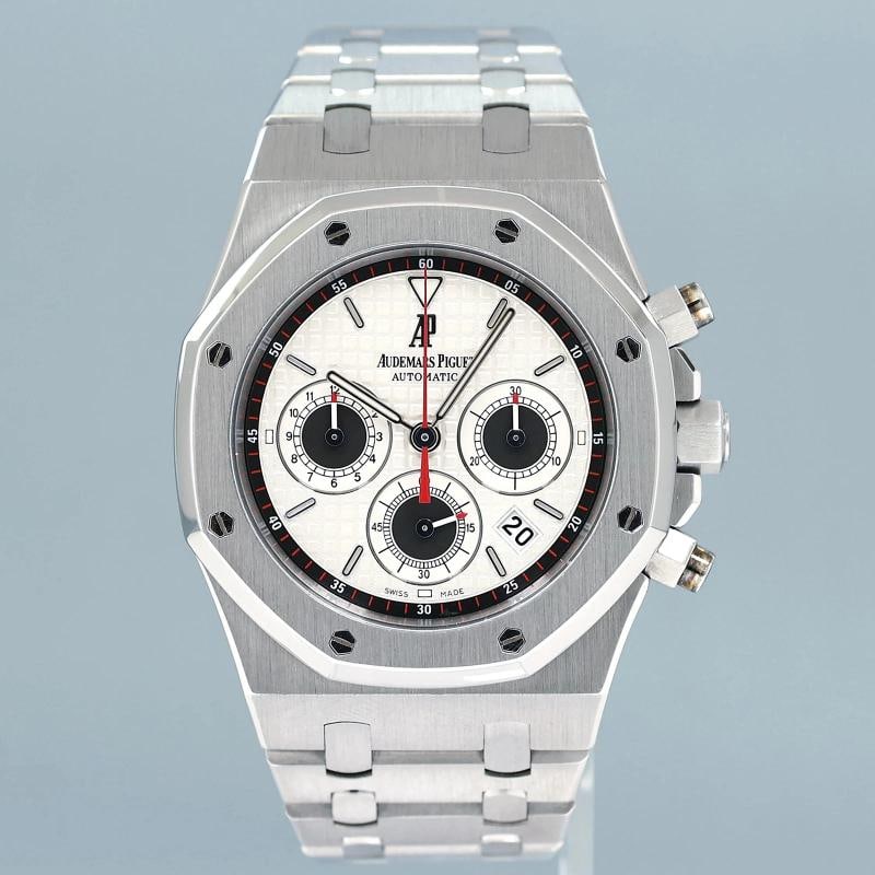 MINT Audemars Piguet 26300ST Royal Oak Silver Panda Chronograph 39mm Watch Box - 2