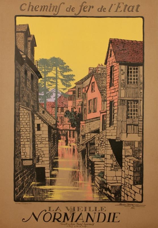 Original Vintage Poster - Geo Dorival - Normandie - Vire Calvados- France - 1913: Condition: Used: An item that has been used previously. See the sellerÃ¢â¬â¢s listing for full details and description of any imperfections. ,Artist: Geo Dorival,Unit of