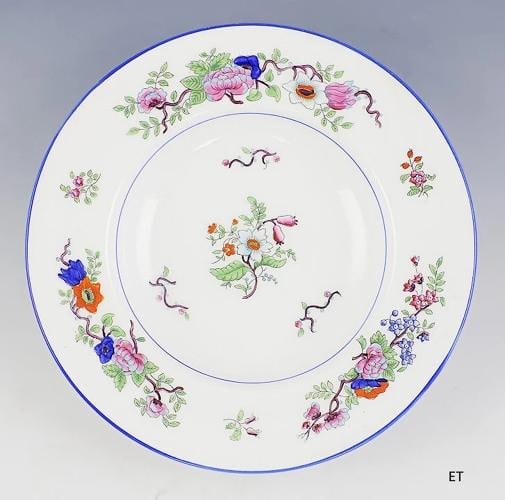 Set of 12 Fine Coalport for Tiffany Co Corea Pattern Plates 8 3/4" - 2