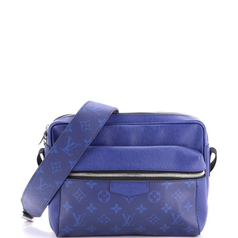 Louis Vuitton Outdoor Messenger Bag Monogram Taigarama: Measurements: Handle Drop None", Height 7", Width 11", Depth 4", Strap Drop 12-19" . Condition: Pre-owned - Good,Brand: Louis Vuitton,Exterior Material: Canvas Coated, Leather,Style: Cross Body
