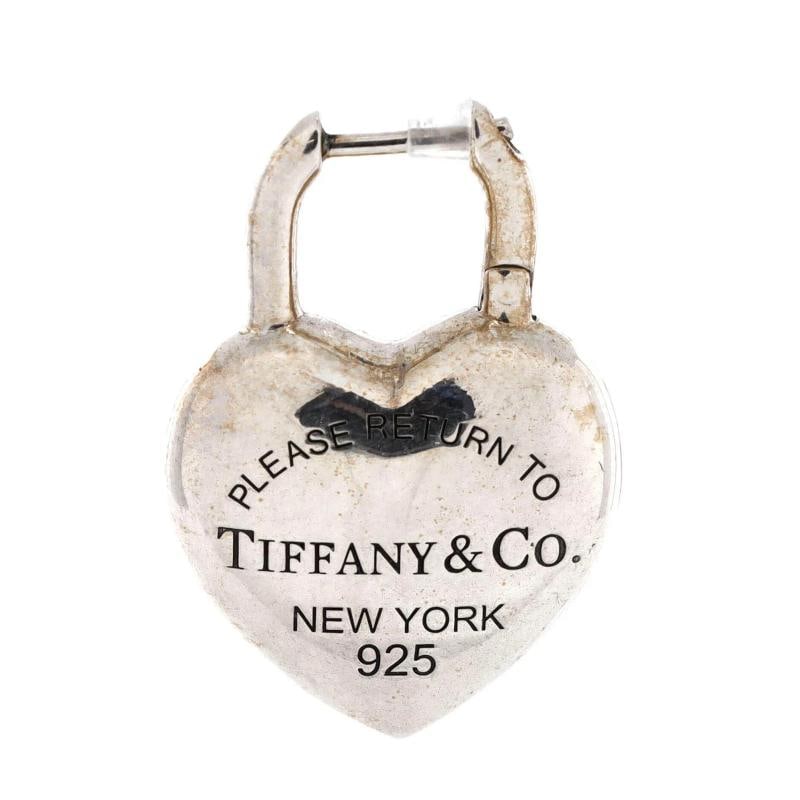 Tiffany & Co. Return to Tiffany Full Heart Earrings Sterling Silver - 3