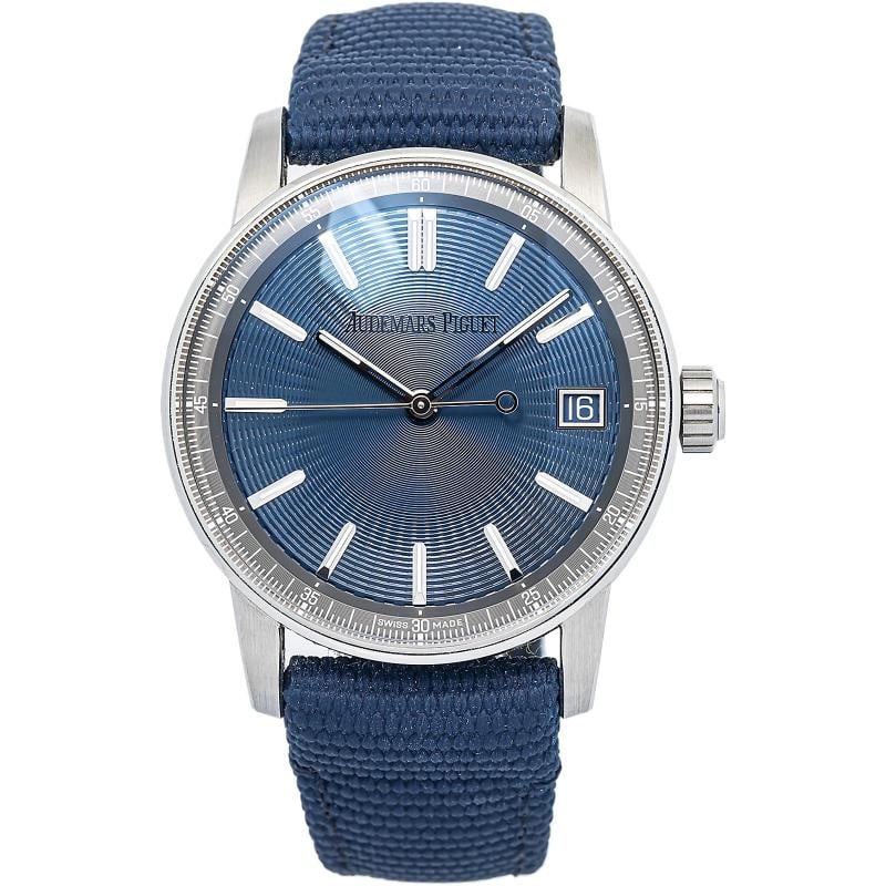 Audemars Piguet Code 11.59 1521OST 2024 Complete SS Blue Dial Men's Watch 41mm: Case Size 41mm Wrist Fit 7.75 inches Box Yes Papers Yes(2024) Condition Ã¢â‚¬â€ Used - Good Full Specifications Brand Audemars Piguet Customized No Serial #