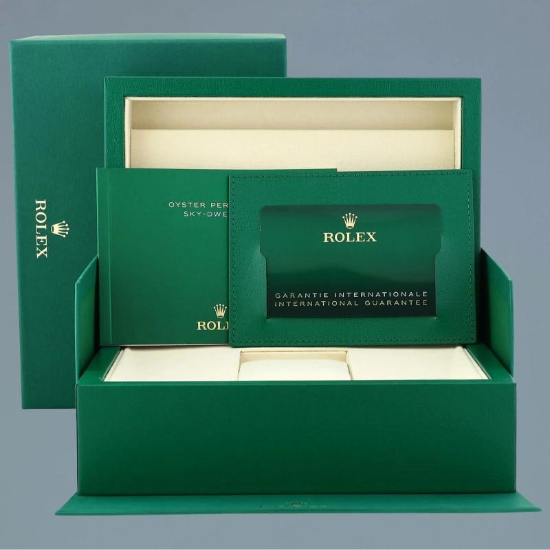 2025 NEW PAPERS Rolex 336934 Sky-Dweller Steel White Jubilee Fluted 42mm Watch - 7