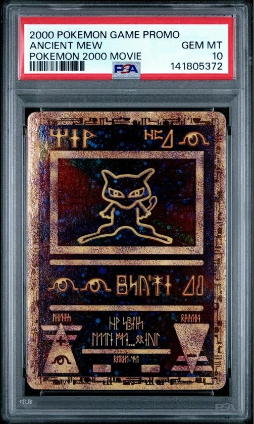 2000 POKEMON GAME MOVIE POKEMON 2000 MOVIE ANCIENT MEW PSA 10: Condition: Graded - PSA 10: Professionally graded ,Graded: Yes,Set: 2000 POKEMON GAME MOVIE,Game: PokÃƒÂ©mon TCG,Character: ANCIENT MEW,Card Name: ANCIENT MEW,Grade: 10,Professiona