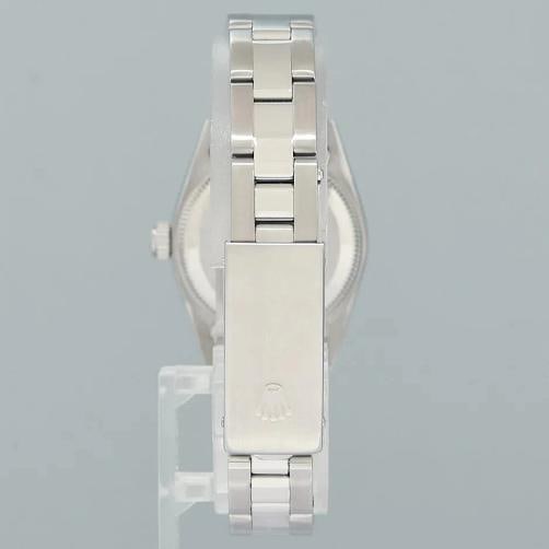 MINT Ladies Rolex 24mm Steel 76080 Mother of Pearl Diamond Oyster Perpetual - 5