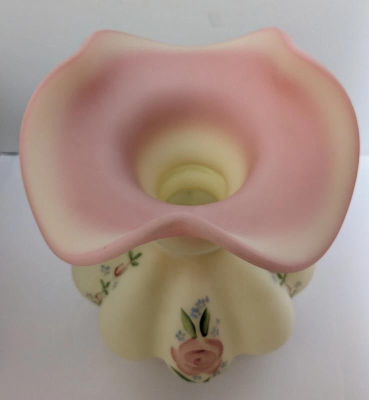 Fenton Art Glass Vase~Signed~(8"H x 5.75"W) - 7