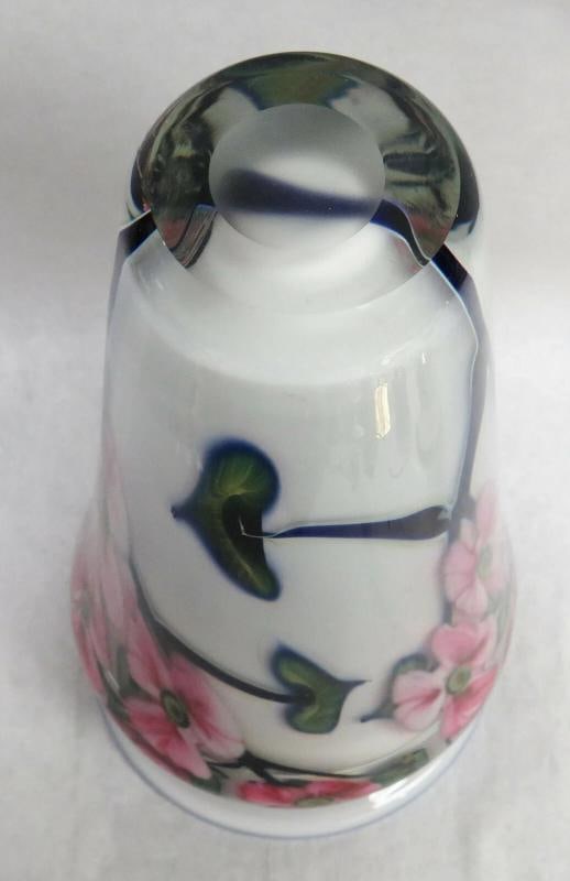 John Lotton Signed Art Glass Vase~(11"H x 5.25" Diameter) - 4