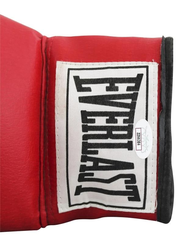 Muhammad Ali Authentic Signed Red Left Hand Everlast Boxing Glove JSA - 2