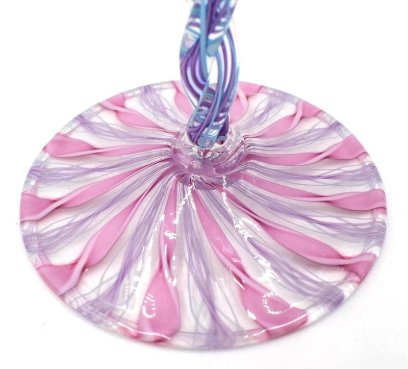 Amazing Antique Venetian Murano Hand Blown Presentation Goblet, Circa 1920 - 7