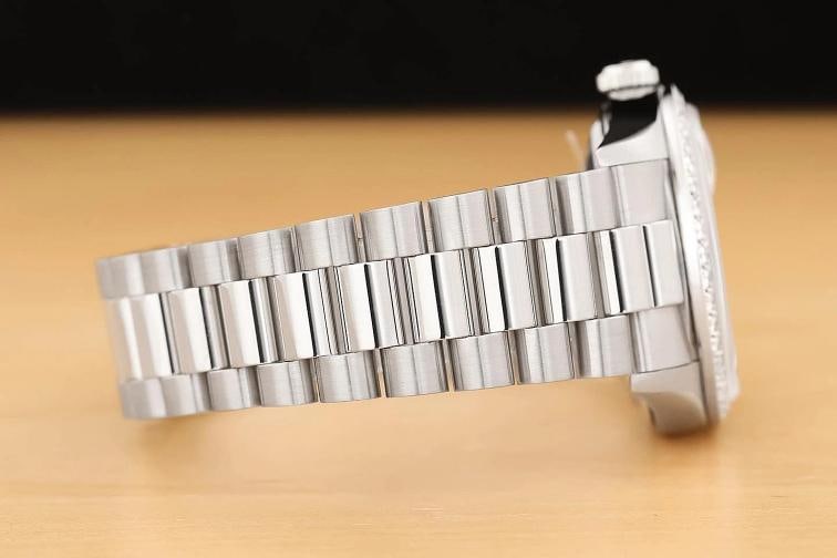 ROLEX MENS DAY-DATE PRESIDENT 18349 FACTORY DIAMOND 18K WHITE GOLD 36MM WATCH - 8