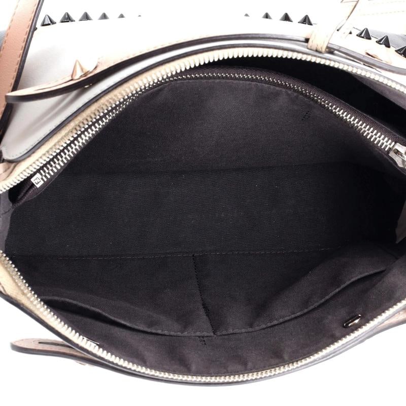Fendi Monster By The Way Satchel Studded Leather Medium - 5