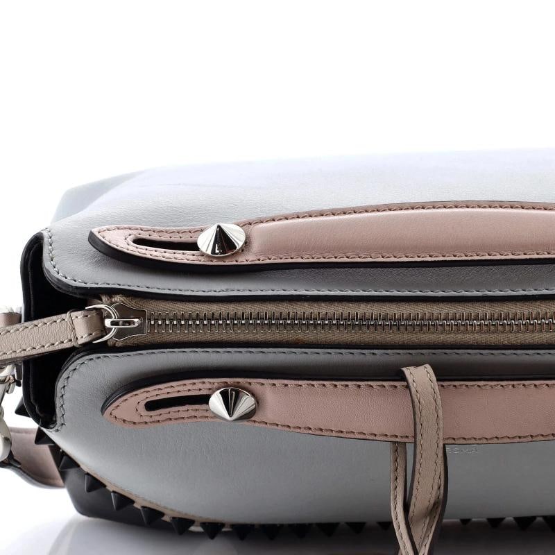 Fendi Monster By The Way Satchel Studded Leather Medium - 6