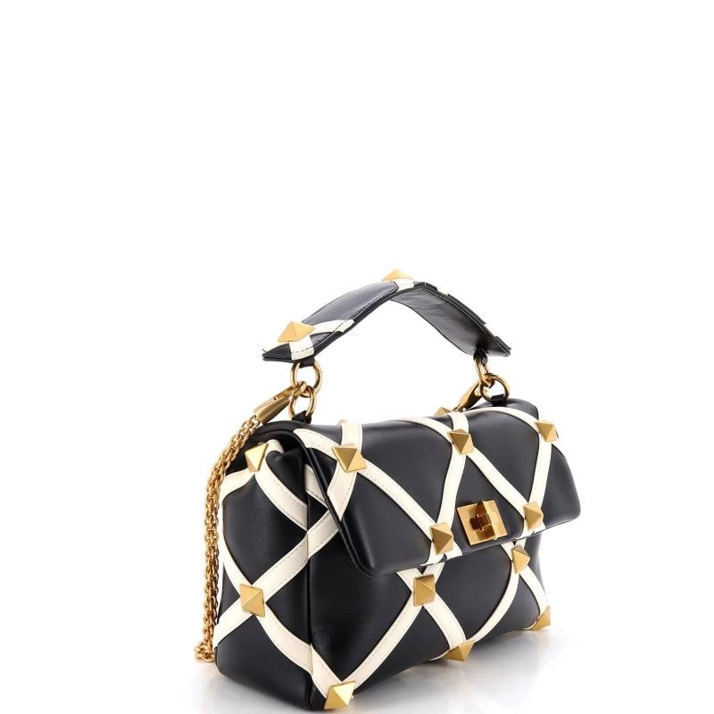Valentino Garavani Roman Stud Flap Bag Quilted Leather Large - 2