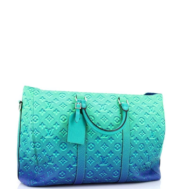 Louis Vuitton Keepall Tote Limited Edition Illusion Monogram Taurillon Leather - 2