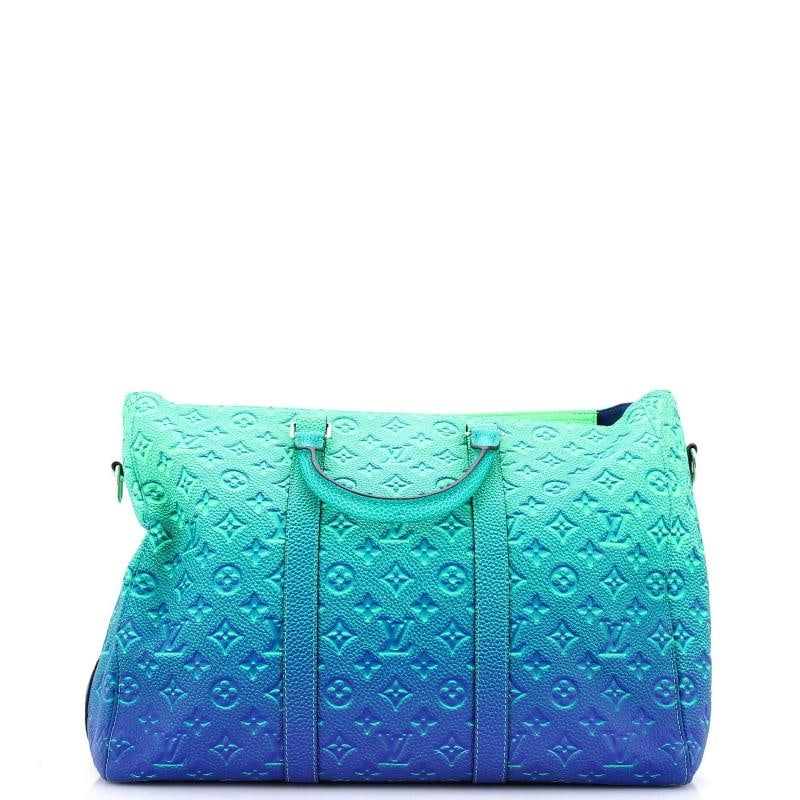 Louis Vuitton Keepall Tote Limited Edition Illusion Monogram Taurillon Leather - 3