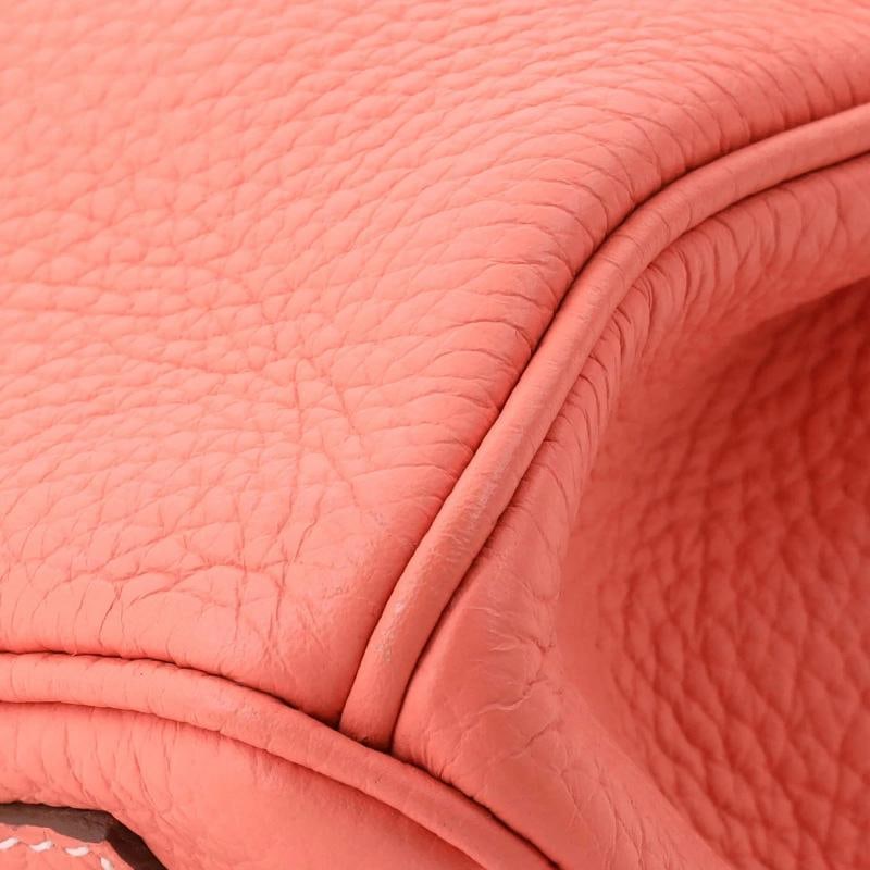 Hermes Birkin Handbag Pink Clemence with Palladium Hardware 30 - 8