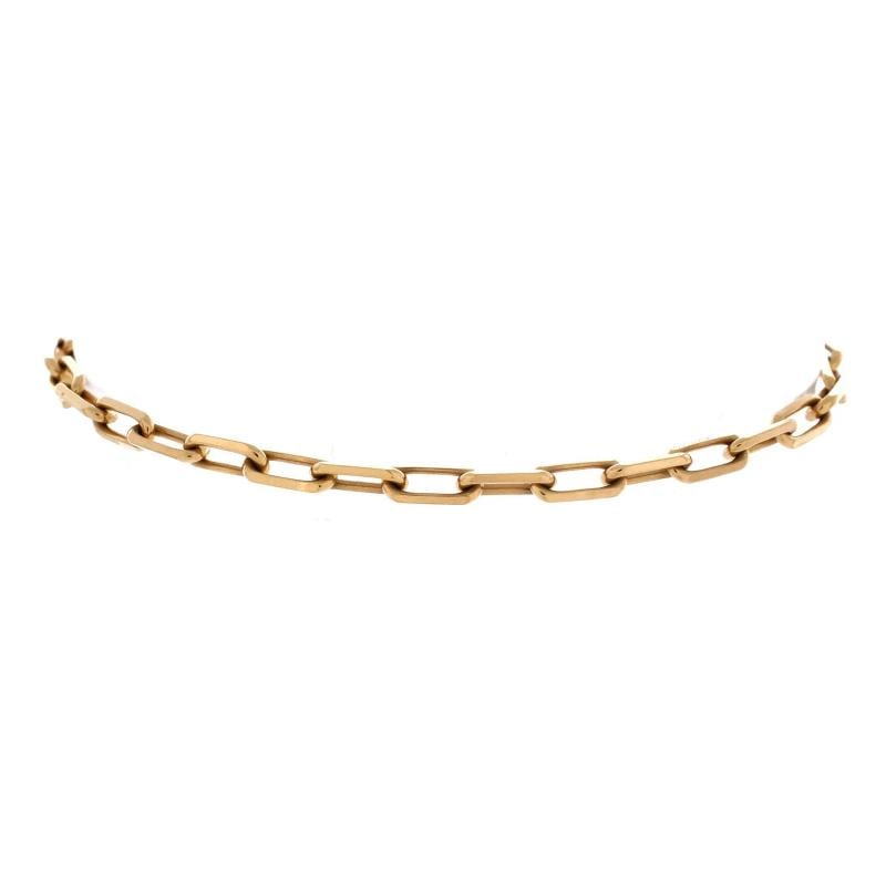 Cartier Santos de Cartier Bracelet 18K Yellow Gold: Measurements: Circumference: 8.00 ", Width: 3.9 mm . Condition: Pre-owned - Good,Brand: Cartier,Main Stone: Unknown,Metal: 18K Yellow Gold,Metal Purity: 18K,Style: Bracelet,Type: Bracelet,Color: Yello