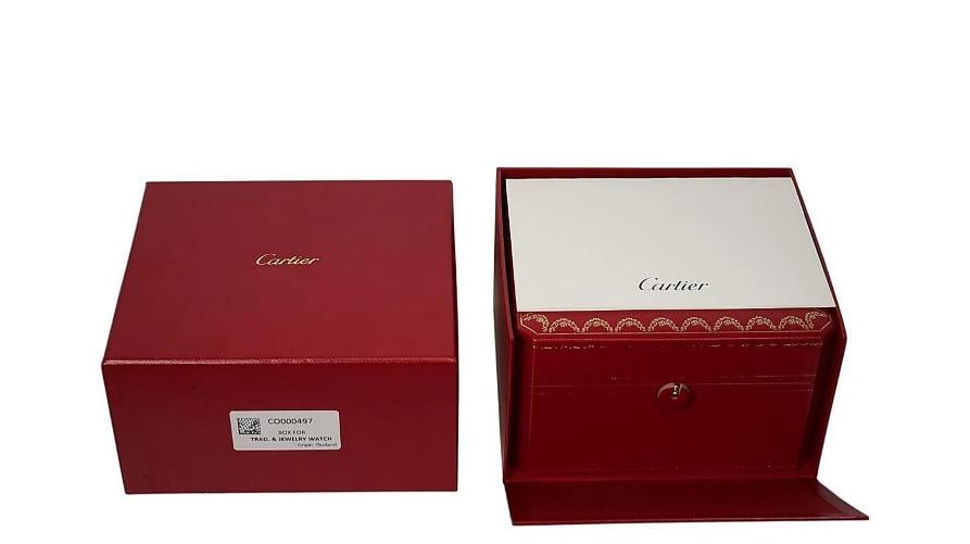 2024 B&P CARTIER SANTOS DUMONT WSSA0046 BLACK STAINLESS STEEL LEATHER WATCH - 12