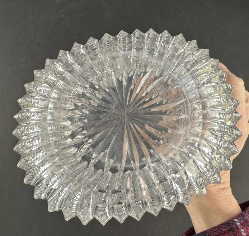 Elegant ABP Cut Glass Gorham Sterling Silver Thistle Scotch Whiskey Decanter - 8