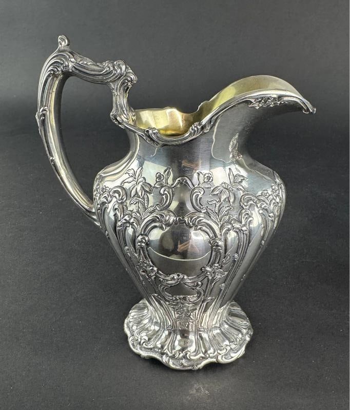 Gorham Sterling Silver Chantilly Grand Hand Chased 599 Creamer Sugar Bowl 1962 (1 of 8)