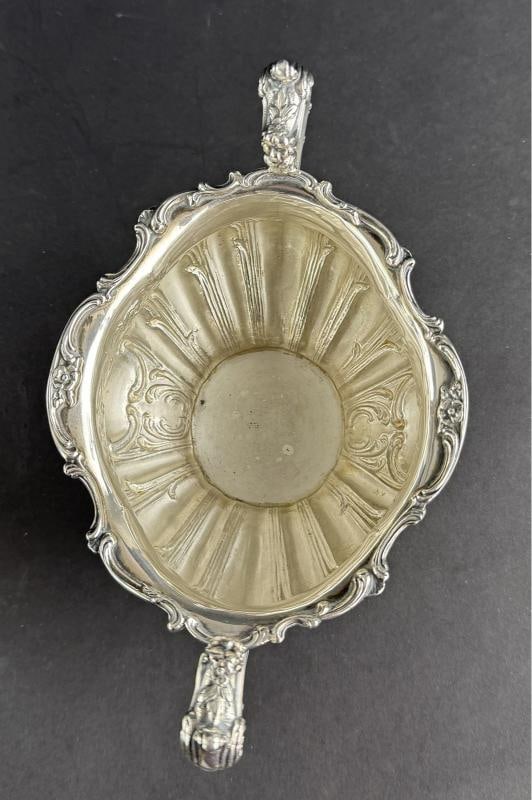 Gorham Sterling Silver Chantilly Grand Hand Chased 599 Creamer Sugar Bowl 1962 - 4