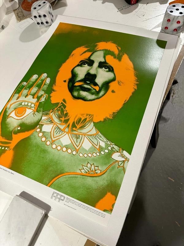 The Beatles Set 5 Posters Richard Avedon 1967 Original Printing Stern Magazine - 10