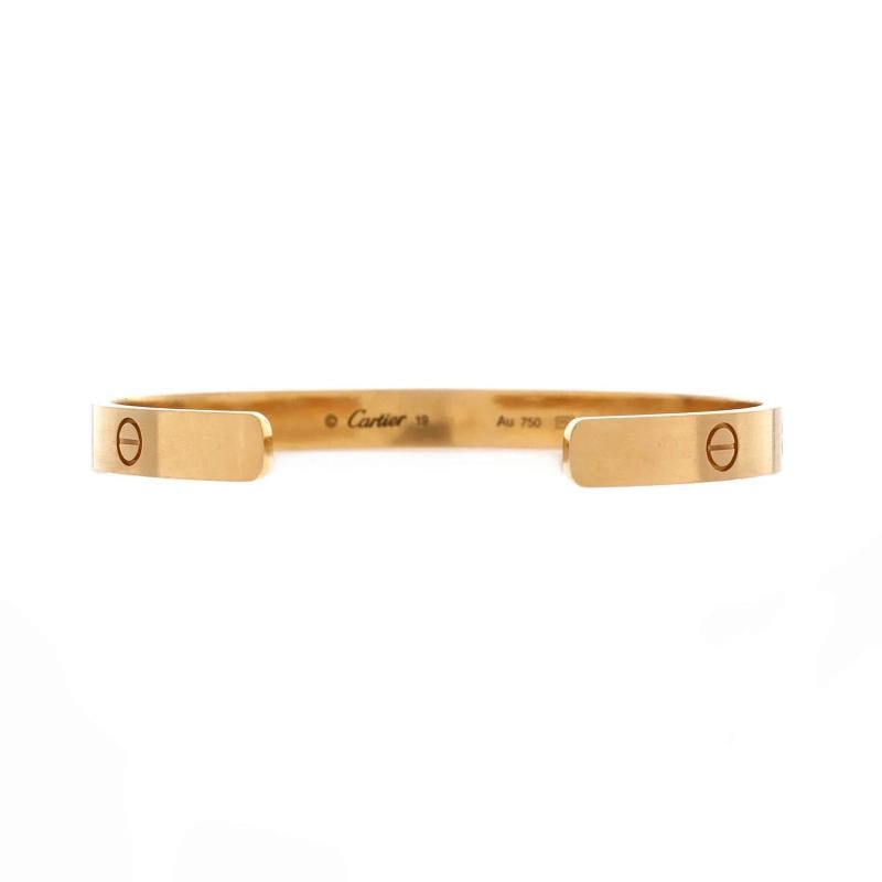 Cartier Love Cuff Bracelet 18K Yellow Gold - 3