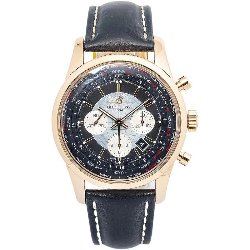 Breitling Transocean Unitime RB0510U4/BB63 Complete RG black Dial Auto Men 46MM (1 of 6)