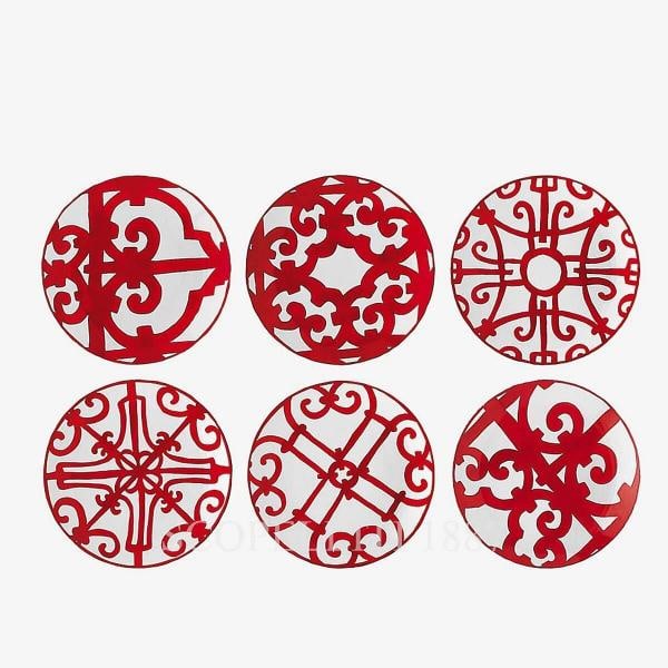 HERMES BALCON DU GUADALQUIVIR SET OF 6 BREAD & BUTTER PLATES #P011612P BRAND NIB: Condition: New: A brand-new, unused, unopened, undamaged item in its original packaging (where packaging is applicable). Packaging should be the same as what is found in a retail store, unless the ite