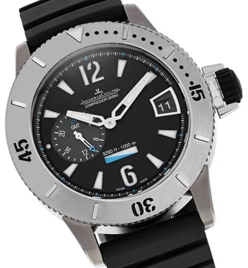 Jaeger-LeCoultre Master Compressor Men's Black Watch - 159.T.05 (1 of 4)