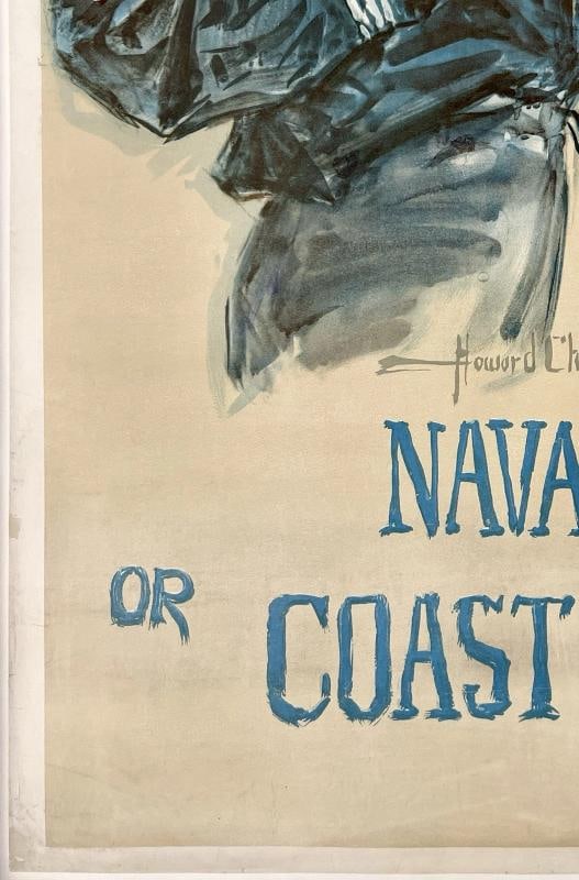 Original Vintage Poster GEE! I WISH I WERE A MAN JOIN THE NAVY WWI World War OL - 4