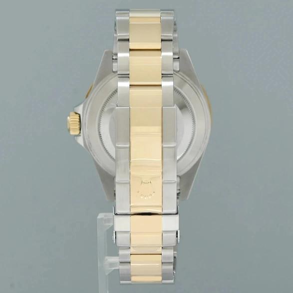 MINT PAPERS Rolex Submariner 16613 Two Tone Gold Silver Serti Diamond Watch Box - 6