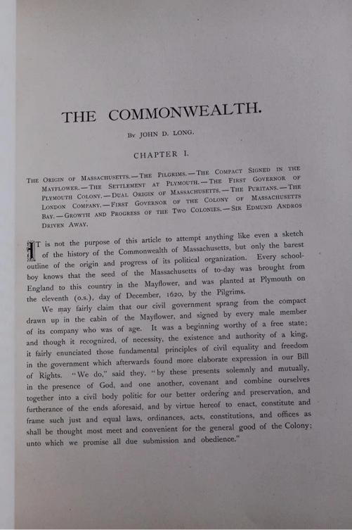 Government Of The Commonwealth Of Massachusetts / 1880 - 12