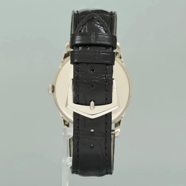 MINT Patek Philippe 5196G 37mm White Gold Calatrava Black Leather Watch Box - 5