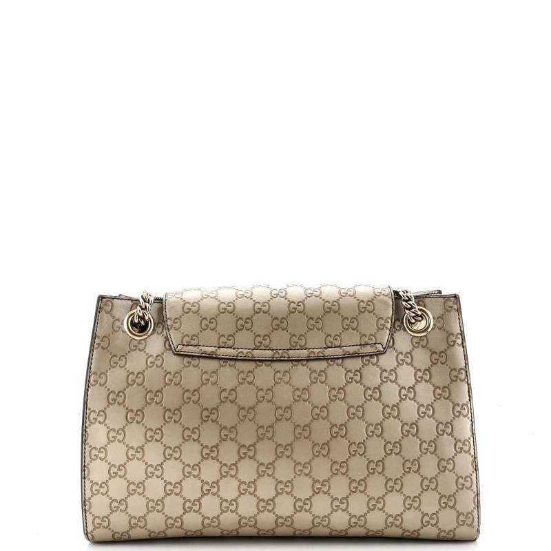 Gucci Emily Chain Flap Shoulder Bag Guccissima Leather Large - 3