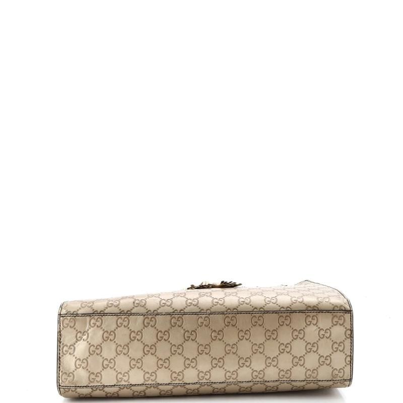 Gucci Emily Chain Flap Shoulder Bag Guccissima Leather Large - 4