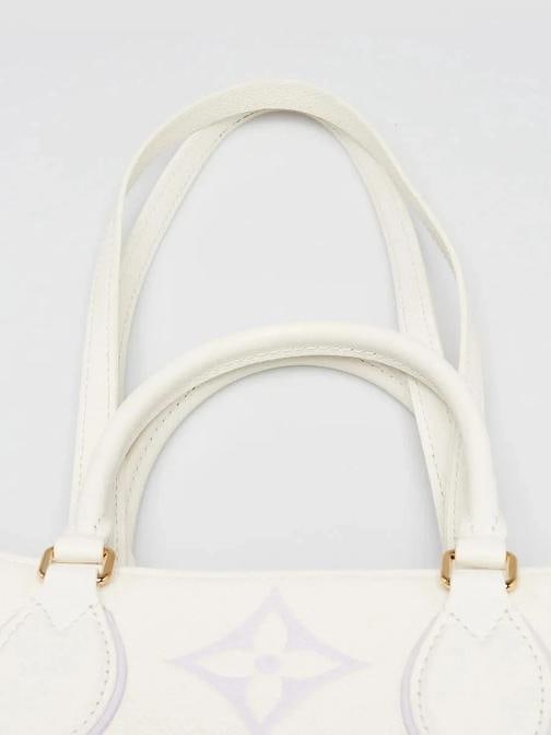 Louis Vuitton Latte/Bubble Tea Empreinte Monogram Giant Onthego MM Bag - 6