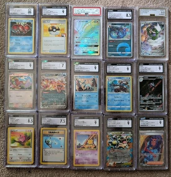 Lot 33 POKEMON GRADED CARDS,MINT 10,ALL HIGH GRADES, DIFFERENT SETS - 2