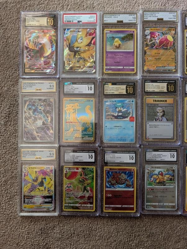 Lot 33 POKEMON GRADED CARDS,MINT 10,ALL HIGH GRADES, DIFFERENT SETS - 5