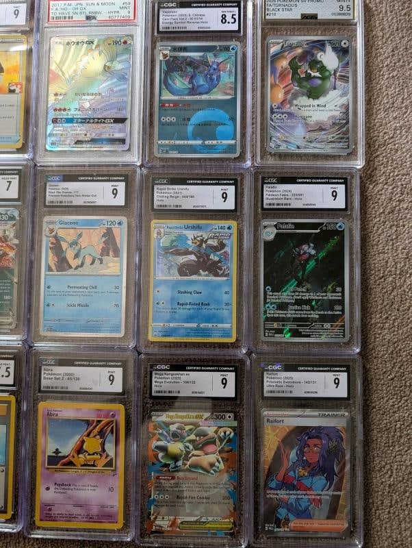 Lot 33 POKEMON GRADED CARDS,MINT 10,ALL HIGH GRADES, DIFFERENT SETS - 6